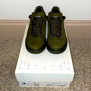 Olive Green, suede, size 41 Alexander McQueens
